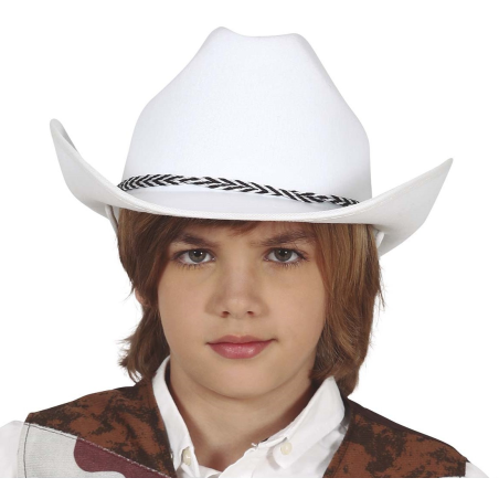 Sombrero Vaquero Blanco Infantil