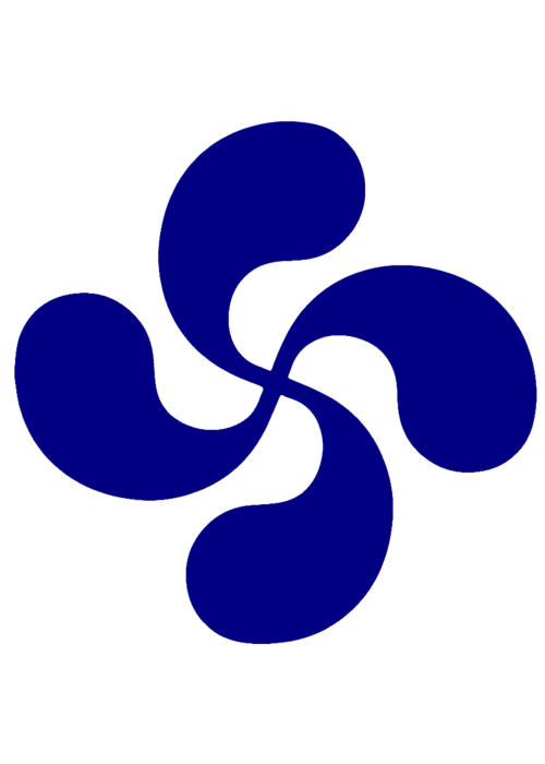 Vinilo Textil Lauburu Azul