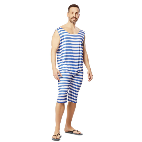 Disfraz de Forzudo/Bañista Azul