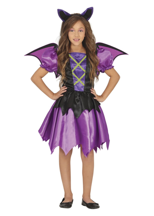 Disfraz de Vampiresa Murcielago para Niña - Disfraces Halloween Vampiros