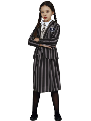 Disfraz de Miercoles Uniforme Infantil