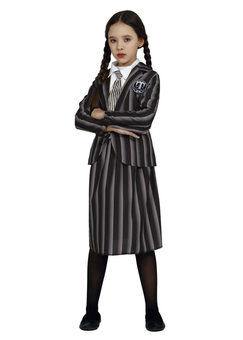 Disfraz de Miercoles Uniforme Infantil