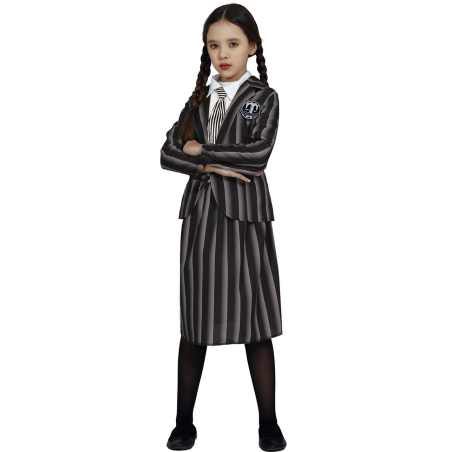 Disfraz de Miércoles Uniforme para Niña - Disfraces de la Familia Addams