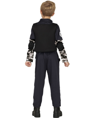 Disfraz de Policia Escuadron Zombie Infantil