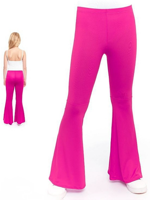 Pantalones Campana Fucsia infantil