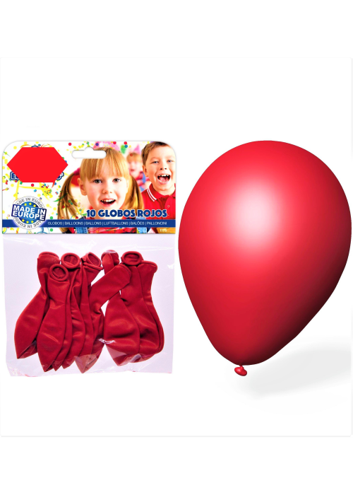 Globos Rojos 12 Unid - Globos