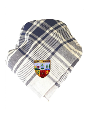 Pañuelo de Euskal Herria Pequeño cuadros azul hierbas
