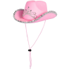 Sombrero Vaquera Rosa corona