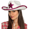 Sombrero Vaquero Blanco Deluxe