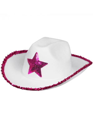 Sombrero Vaquero Blanco Deluxe