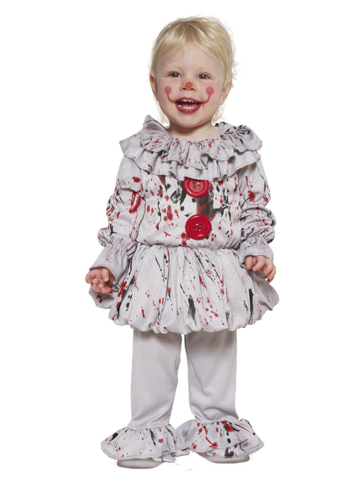 Disfraz De Payaso Asesino IT Bebe - Disfraces de Halloween Pennywise
