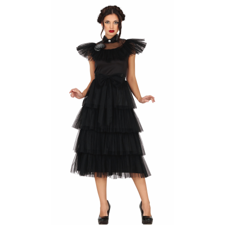 Disfraz de Miércoles para Mujer - Disfraces de la Familia Addams