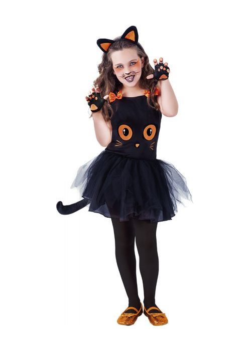 Disfraz de Gatita Vestido Infantil