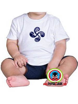 Traje Arrantzale bebe Lauburu corto - Trajes regionales Vascos