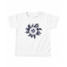 Camiseta Eguzkilore Lauburu  de cuadrosBebe