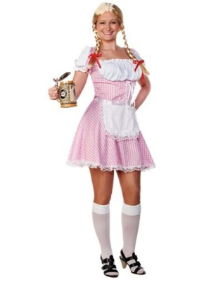 Disfraz de Bavaresa Rosa - Disfraces de Oktoberfest para Mujer