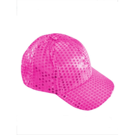 Gorra Lentejuelas Rosa