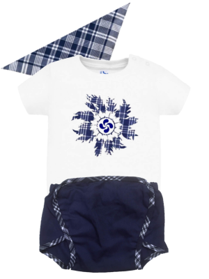 Conjunto Arrantzale Bebe Eguzkilore - Trajes Vascos
