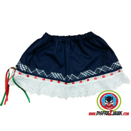 Falda Mahon con Puntilla Bebe - TRAJES REGIONALES