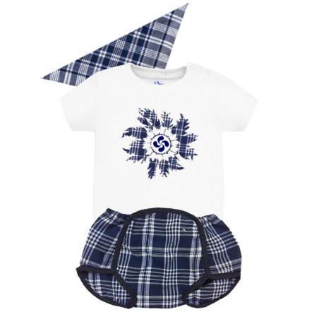 Conjunto Arrantzale Bebe Cuadros - Trajes Vascos