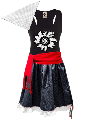 Conjunto Casera Motas Eguzkilore Tirantes