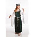 Comprar Disfraz de Dama Medieval Verde Infantil - Disfraces Medievales para Niñas