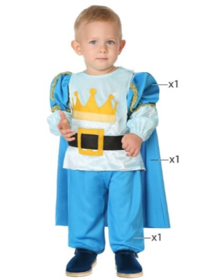 Disfraz de Principe Azul Bebe
