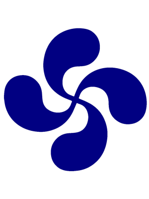 Vinilo Textil Lauburu Azul