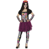 Disfraz de Catrina Lila Flores