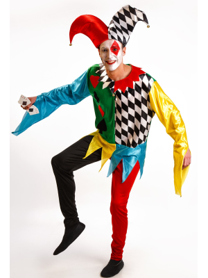 Disfraz de Joker Poker - Disfraces de Payasos y Arlequines Adultos