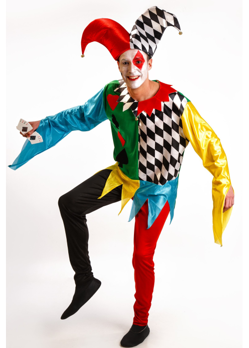 Disfraz de Joker Poker - Disfraces de Payasos y Arlequines Adultos