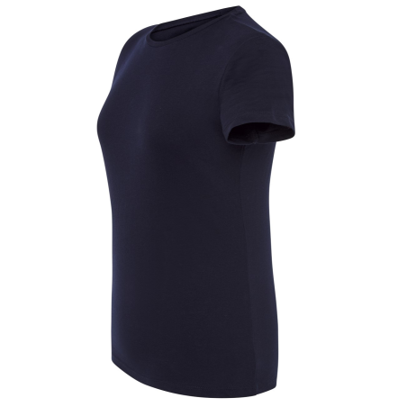 Camiseta Azul Marino Mujer Manga Corta Adulto