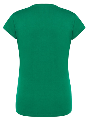 Camiseta Verde Mujer Manga Corta Adulto