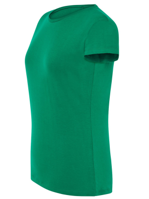 Camiseta Verde Mujer Manga Corta Adulto