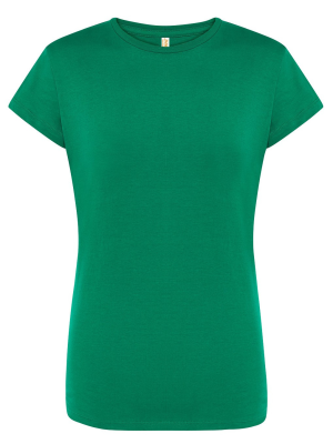 Camiseta Verde Mujer Manga Corta Adulto