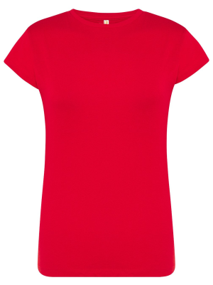 Camiseta Roja Mujer Manga Corta Adulto