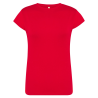 Camiseta Roja Mujer Manga Corta Adulto