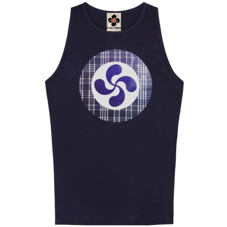T-Shirt Lauburu Corretges Blau Home