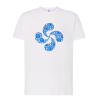 Camiseta Lauburu Baldosa Bilbao Blanca Hombre