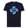Camiseta Lauburu Baldosa Bilbao Azul Hombre