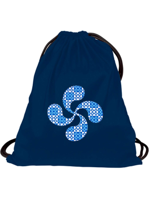 Mochila Arrantzale Azul Lauburu Baldosas