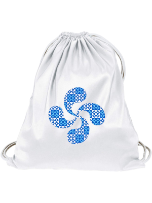 Mochila Arrantzale Lauburu Baldosas Blanca