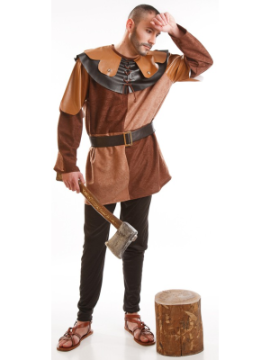 Disfraz de Leñador Medieval - Disfraces Medievales para Hombre