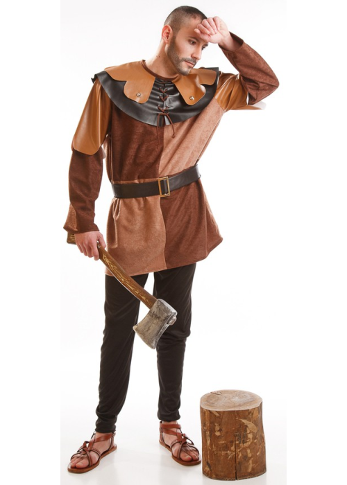 Disfraz de Leñador Medieval - Disfraces Medievales para Hombre