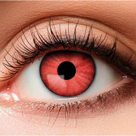 Lentillas Rojas contorno Negro