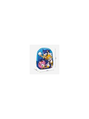 Mochila Sonic 3D Infantil