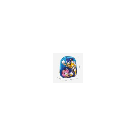 Mochila Sonic 3D Infantil