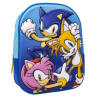 Mochila Sonic 3D Infantil