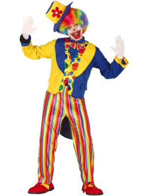 Disfraz de Payaso Multicolor Frac