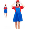 Disfraz de Fontanera Roja - Disfraces de Videojuegos para Mujer